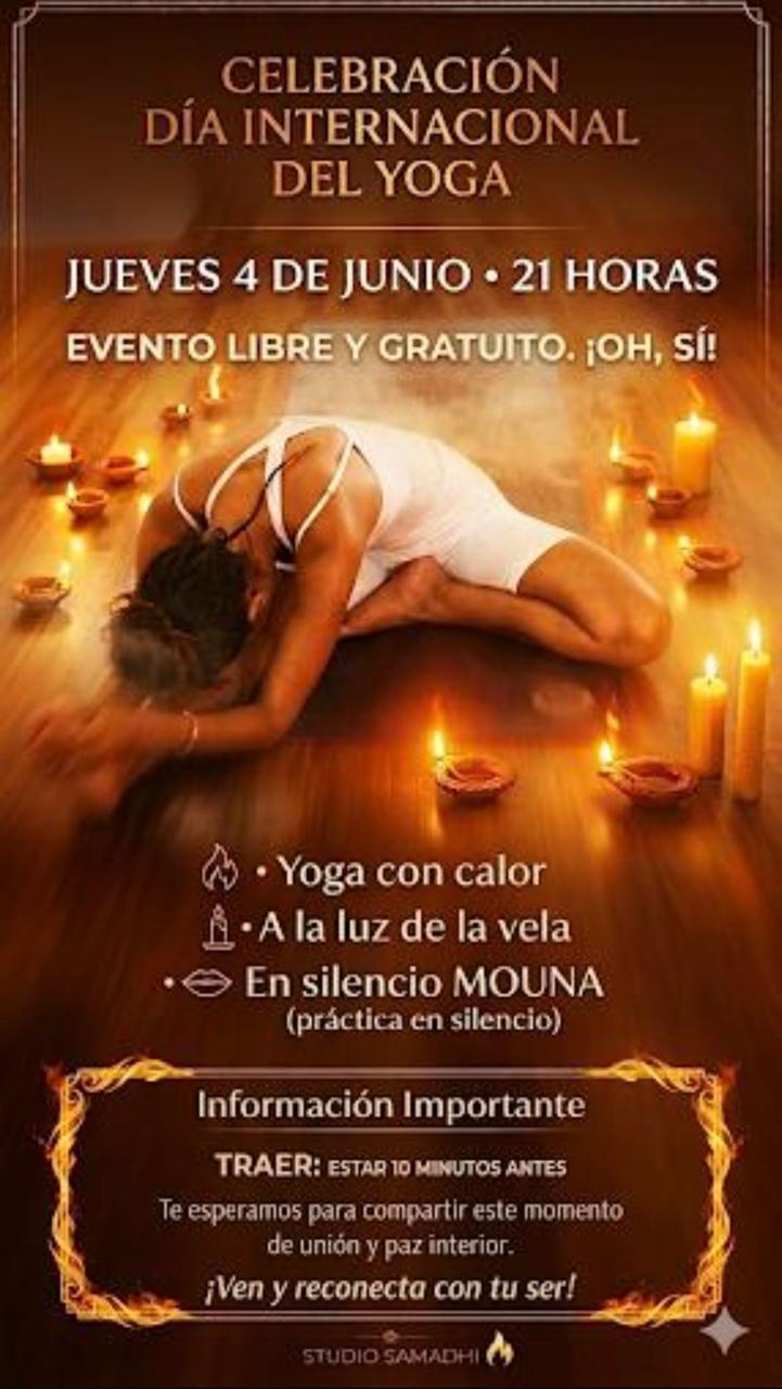 CELEBRACIÓN DÍA INTERNACIONAL DEL YOGA 🧘‍♀️✨